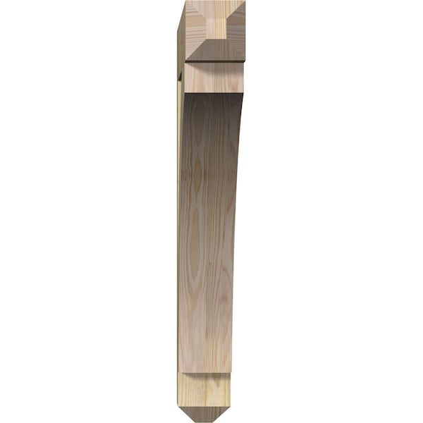 Thorton Craftsman Rough Sawn Bracket, Douglas Fir, 4W X 30D X 30H